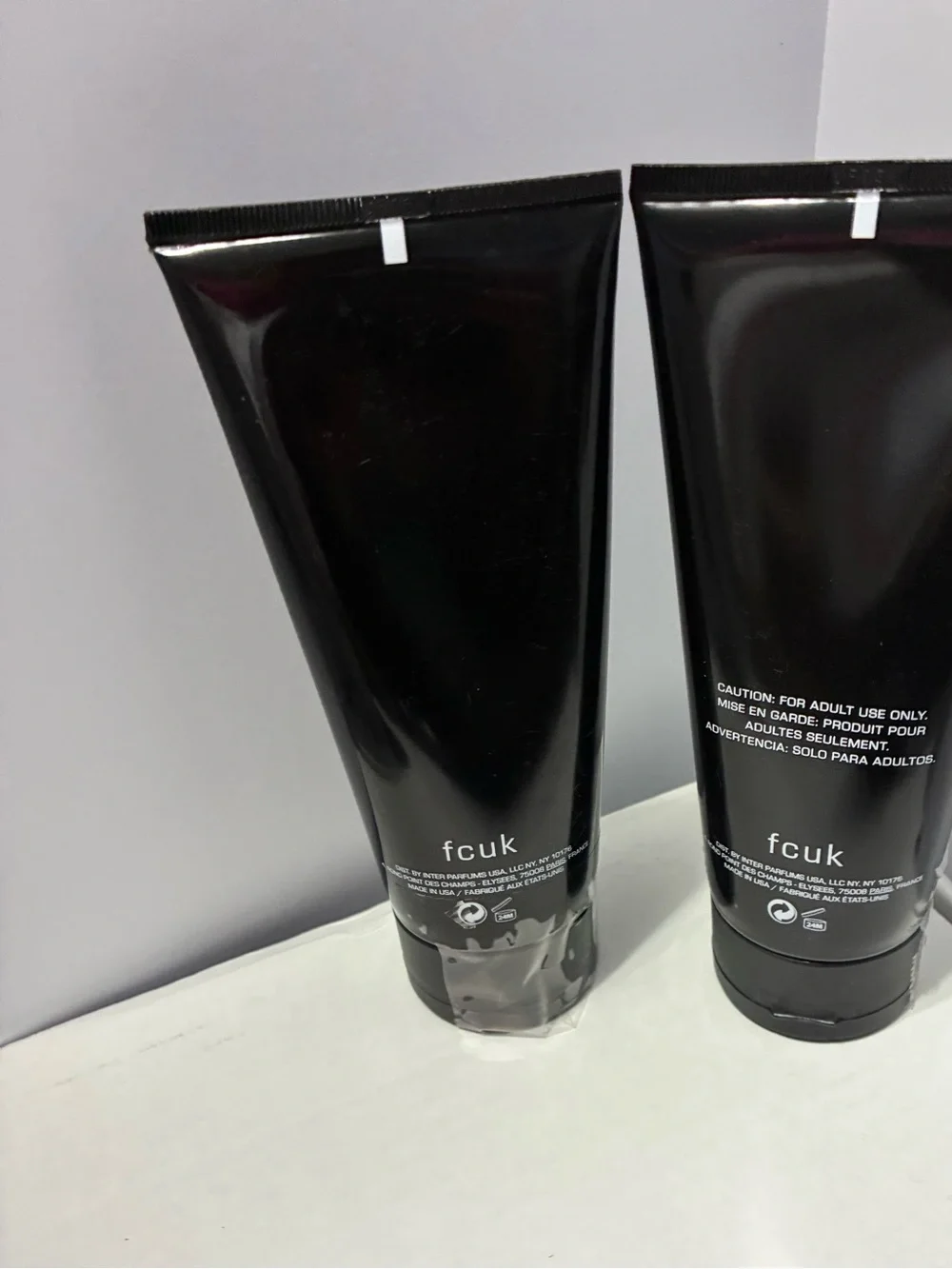 FCUK Friction for Him Aftershave Balm + Shower Gel Bundle — 6.7oz Each, New